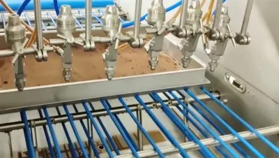 Автоматические машины для распыления сиропа и меланжа PTS4
